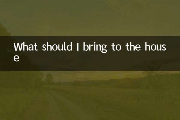 What should I bring to the house