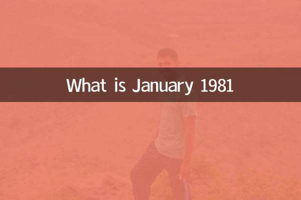 Что такое январь 1981 года