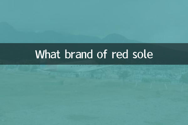 Quelle marque de semelle rouge
