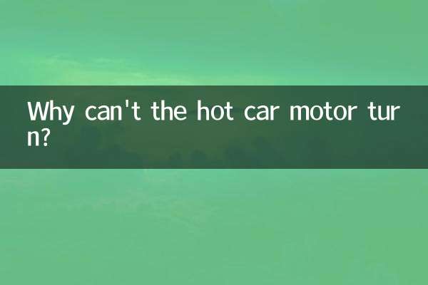 Warum lässt sich der heiße Automotor nicht drehen?