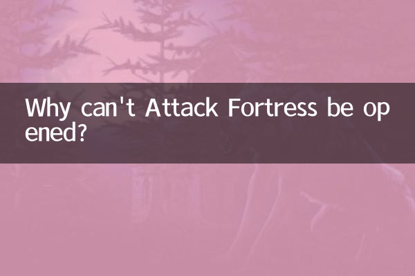 Warum kann Attack Fortress nicht geöffnet werden?