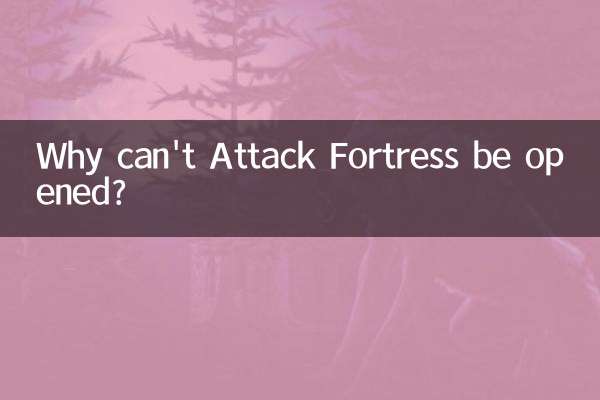 Warum kann Attack Fortress nicht geöffnet werden?