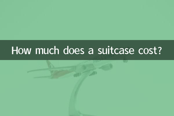 Combien coûte une valise ?