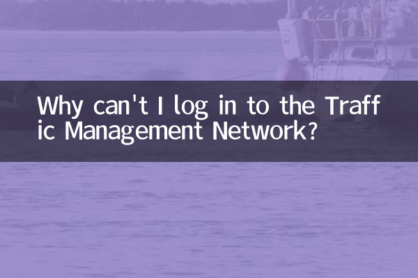 トラフィック管理ネットワークにログインできないのはなぜですか?