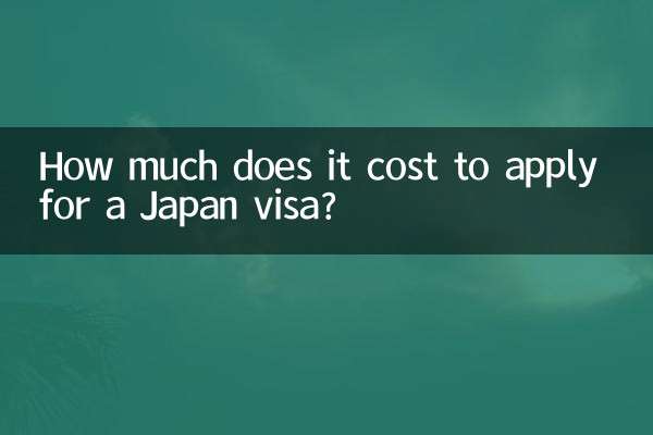 日本のビザの申請にはいくらかかりますか?