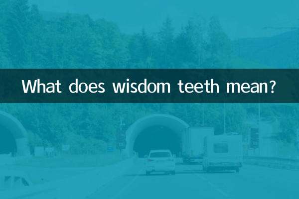 ¿Qué significan las muelas del juicio?