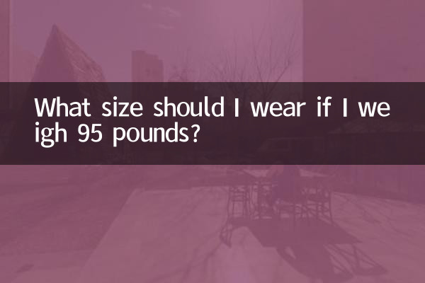 আমার ওজন 95 পাউন্ড হলে আমি কি আকার পরিধান করব?