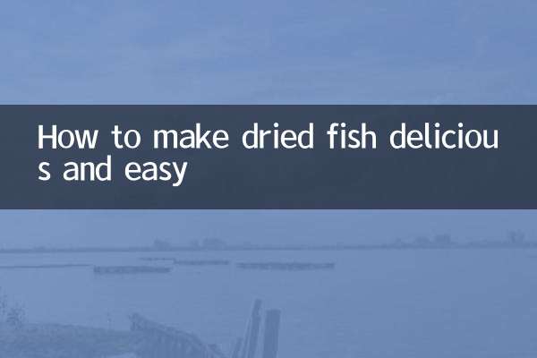 Como fazer peixe seco delicioso e fácil