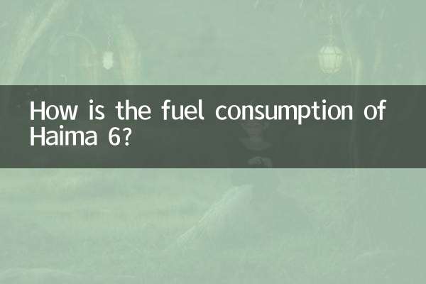 Com'è il consumo di carburante dell'Haima 6?