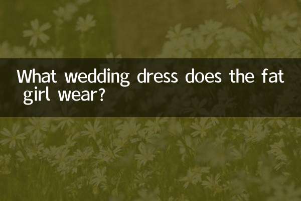 Che abito da sposa indossa la ragazza grassa?