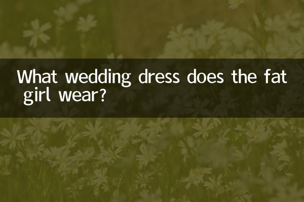 Che abito da sposa indossa la ragazza grassa?