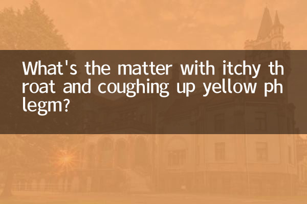 Qual é o problema com coceira na garganta e tosse com catarro amarelo?