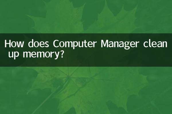 In che modo Computer Manager pulisce la memoria?
