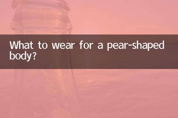 ¿Qué llevar para un cuerpo con forma de pera?