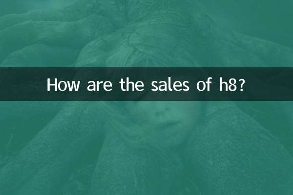 How are the sales of h8?
