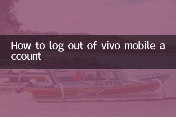 How to log out of vivo mobile account