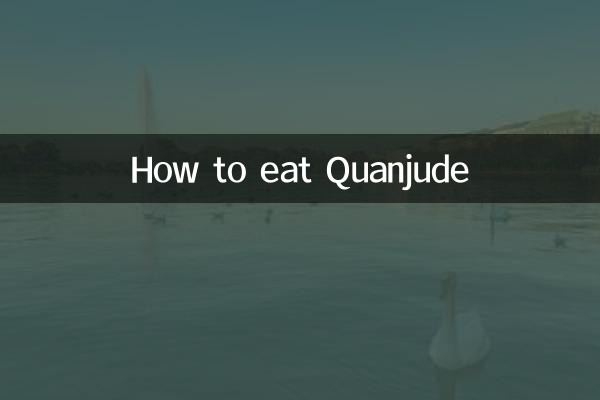 How to eat Quanjude