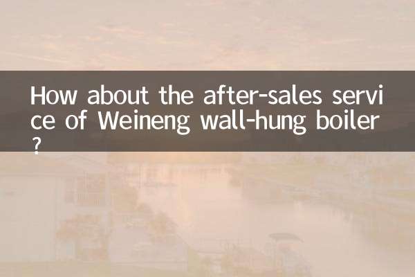 وینینگ وال ہنگ بوائلر کی فروخت کے بعد کی خدمت کے بارے میں کیا خیال ہے؟