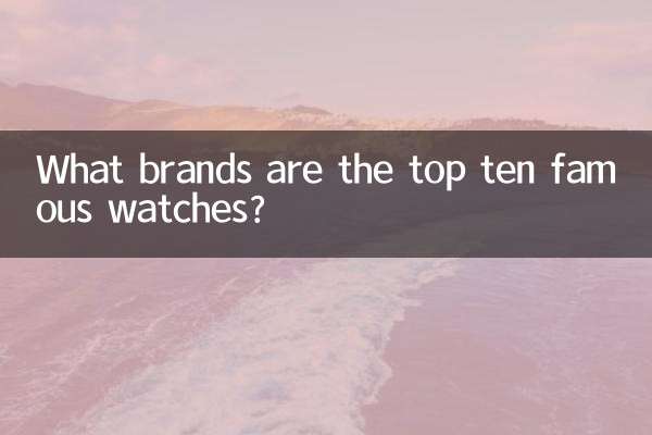 十大名表都是什麼牌子