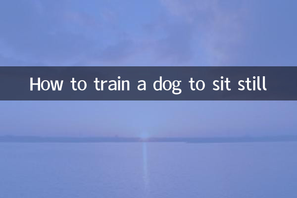 Как приучить собаку сидеть спокойно