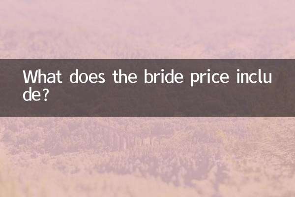 Que comprend le prix de la mariée ?