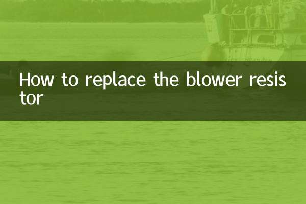 Como substituir o resistor do soprador