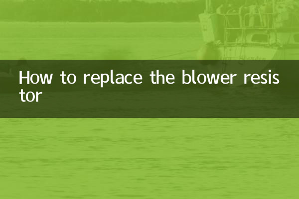 Como substituir o resistor do soprador