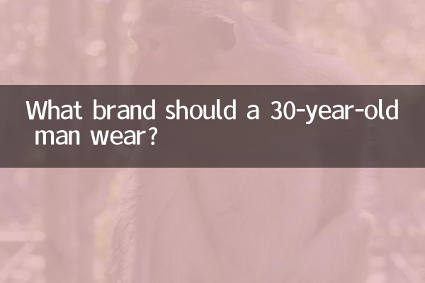 30 سالہ آدمی کو کون سا برانڈ پہننا چاہئے؟