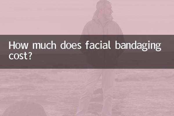 How much does facial bandaging cost?