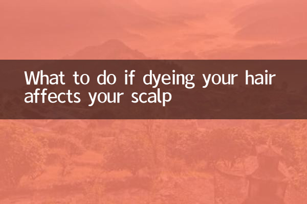 O que fazer se pintar o cabelo afetar o couro cabeludo