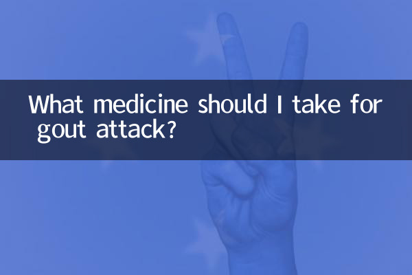 통풍 발작에는 어떤 약을 복용해야 합니까?