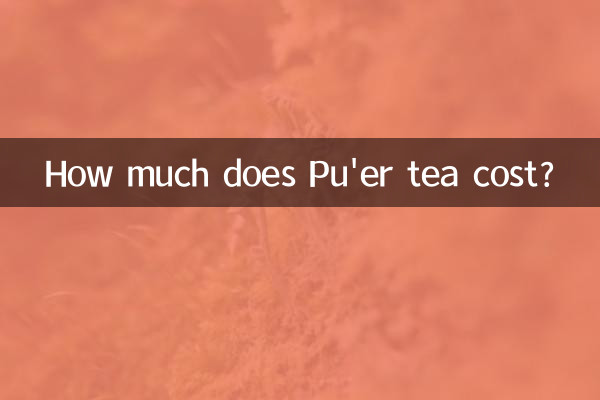 普洱茶一般多少錢