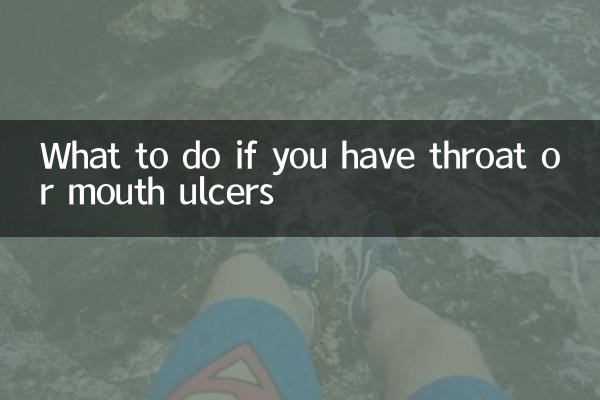 Was tun, wenn Sie Geschwüre im Hals oder im Mund haben?