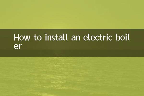 So installieren Sie einen Elektrokessel