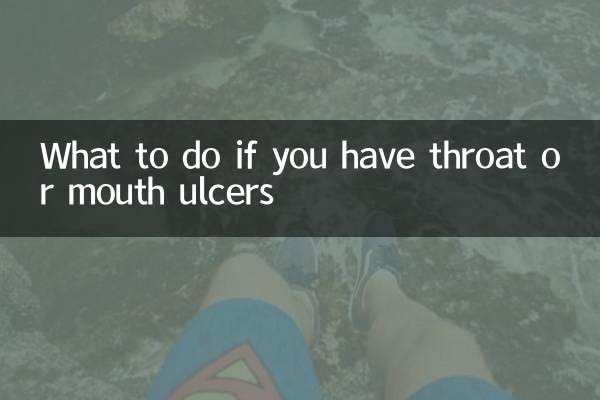 Was tun, wenn Sie Geschwüre im Hals oder im Mund haben?