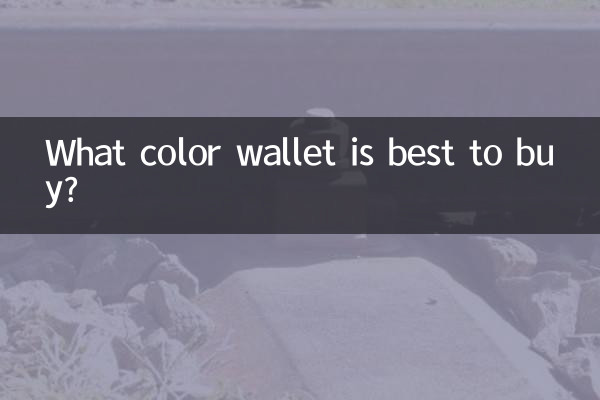 買什麼顏色的錢包好