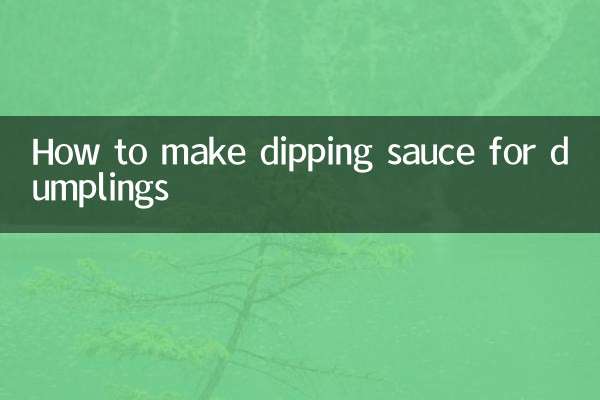 Cómo hacer salsa para mojar bolas de masa