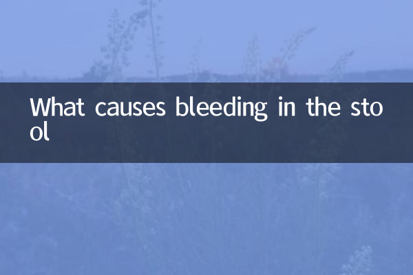 ¿Qué causa el sangrado en las heces?