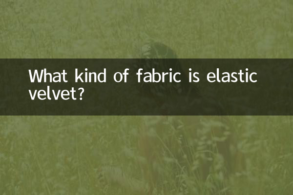 مخمل الاستیک چه نوع پارچه ای است؟