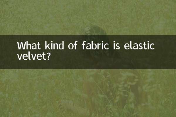 弹力绒是什么面料