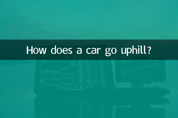 ¿Cómo sube un coche cuesta arriba?