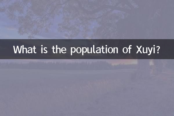 Wie viele Einwohner hat Xuyi?