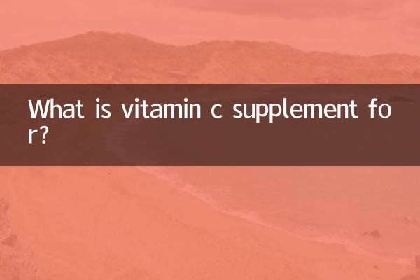 비타민 C 보충제는 무엇입니까?