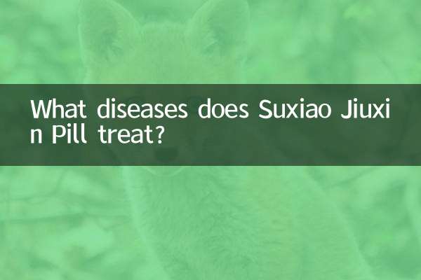 ¿Qué enfermedades trata la píldora Suxiao Jiuxin?