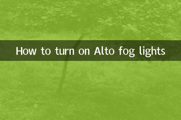 Como ligar os faróis de neblina Alto