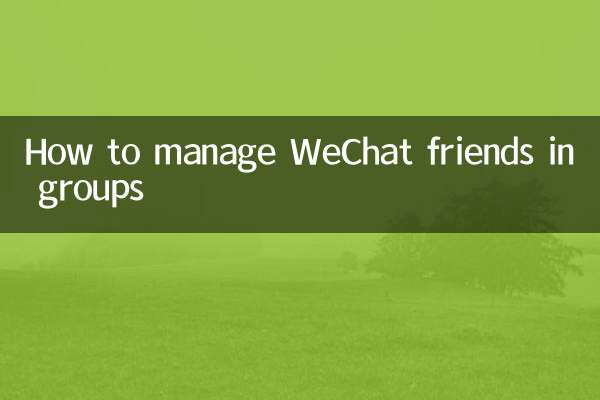 Как управлять друзьями WeChat в группах
