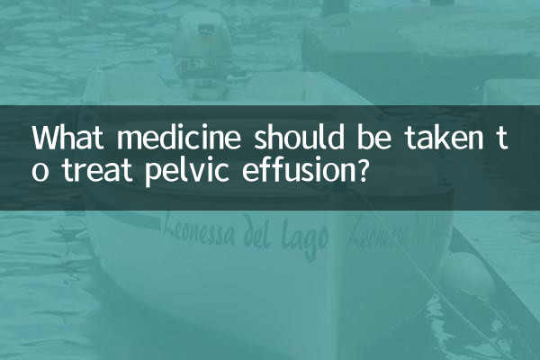 Quel médicament faut-il prendre pour traiter un épanchement pelvien ?