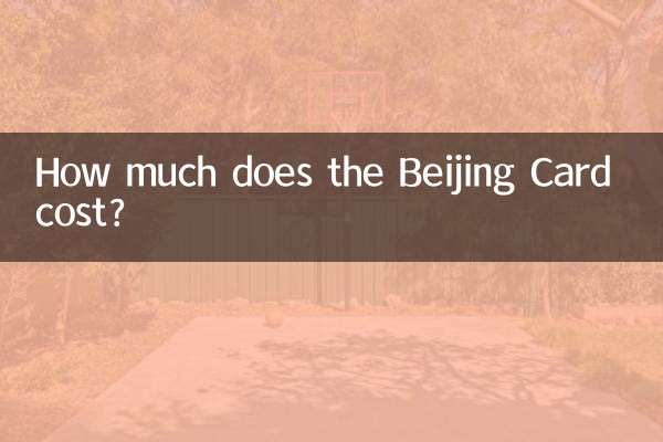 Combien coûte la Beijing Card ?
