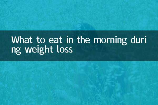 減量中の朝に何を食べるか