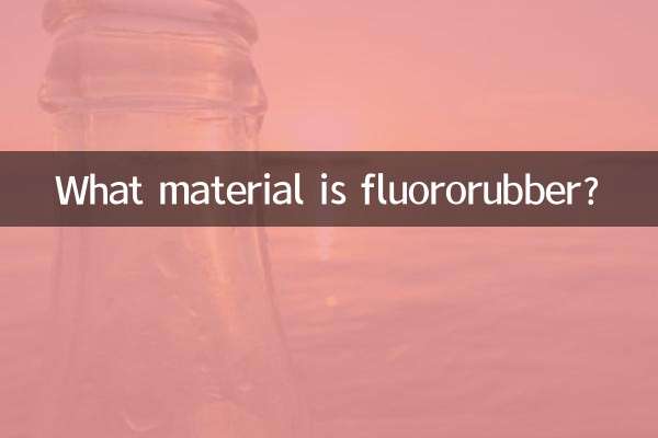 Que material é borracha fluorada?